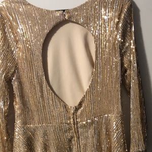 Jodi Kristopher Dresses - Gold Sparkly Dress (Sequin) Jodi Kristopher Dresses - Gold Sparkly Dress (Sequin)